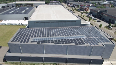 Solar panels installed at M-plastics - M-plastics